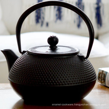 Black Cast Iron Teapot Top Quality